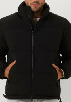 zwarte hugo gewatteerde jas biron2341