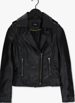 zwarte ibana leren jas bear blaze