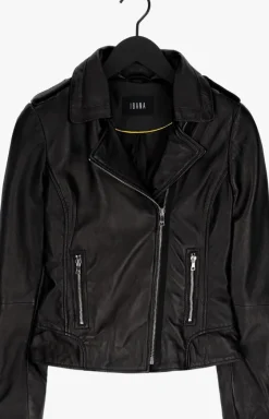 zwarte ibana leren jas bear blaze