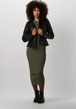 zwarte ibana leren jas bear blaze