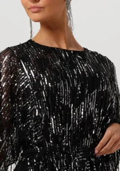 zwarte ibana mini jurk frosty