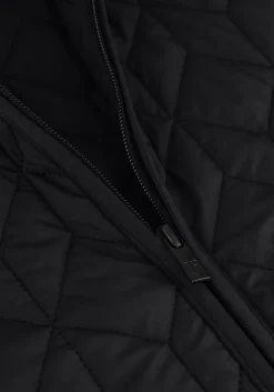 zwarte ilse jacobsen gewatteerde jas art06