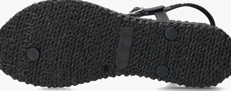 zwarte ilse jacobsen platte sandalen cheerful10g