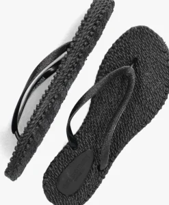 zwarte ilse jacobsen teenslippers cheerful01