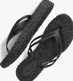 zwarte ilse jacobsen teenslippers cheerful13