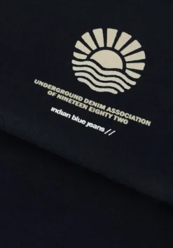 zwarte indian blue jeans t-shirt t-shirt backprint