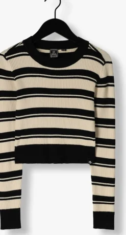 zwarte indian blue jeans tops & t-shirts striped knitwear cropped