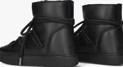 zwarte inuikii vachtlaarzen full leather