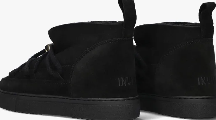 zwarte inuikii vachtlaarzen classic low