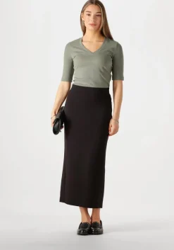 zwarte inwear maxirok aidaiw skirt