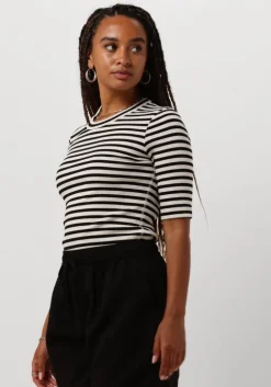 zwarte inwear top dagnaiw striped t-shirt