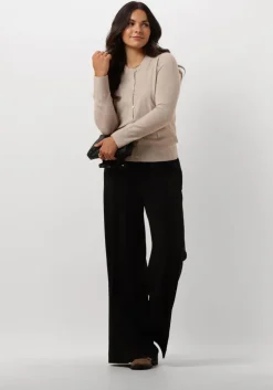 zwarte inwear wijde broek kamilw wide pant