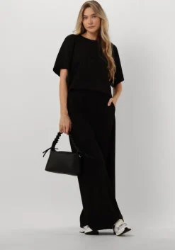 zwarte inwear wijde broek kamilw wide pant