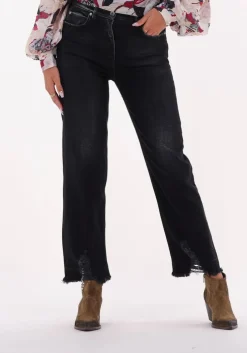 zwarte iro straight leg jeans redon