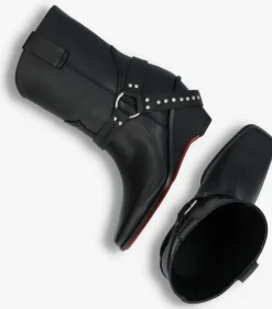 zwarte jan jansen biker boots square bootie