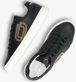 zwarte jan jansen lage sneakers kiss my back