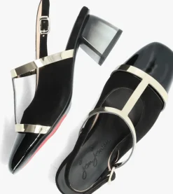 zwarte jan jansen slingbacks slingback to the future