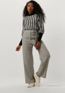 zwarte janice trui trui gebreid pof mouw jay