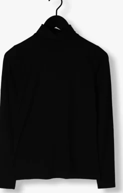 zwarte jansen amsterdam coltrui v113 shirt with turtle neck and long sleeve