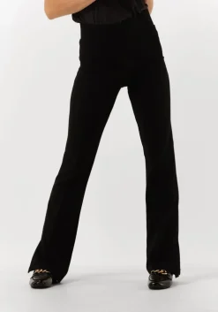 zwarte jansen amsterdam flared broek nos lecia