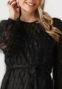 zwarte jansen amsterdam mini jurk ff559 jurk