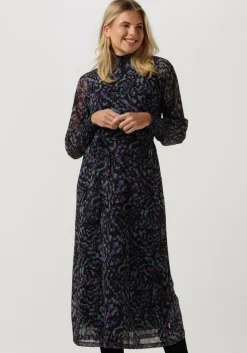 zwarte jansen amsterdam midi jurk dianne