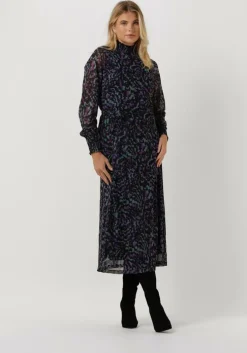 zwarte jansen amsterdam midi jurk dianne