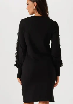 zwarte jansen amsterdam mini jurk fn558 jurk betty