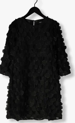 zwarte jansen amsterdam mini jurk 3d560 jurk pia