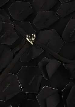 zwarte jansen amsterdam mini jurk 3d560 jurk pia