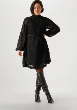 zwarte jansen amsterdam mini jurk wh548 jurk celine