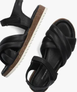 zwarte jochie & freaks sandalen blossom