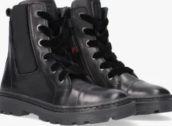 zwarte jochie & freaks veterboots jf-21388