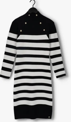 zwarte josh v midi jurk feline