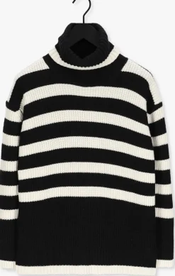 zwarte just female coltrui ciri knit rollneck