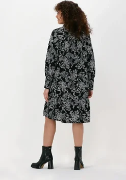 zwarte just female mini jurk lively short dress