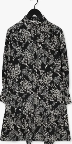zwarte just female mini jurk lively short dress