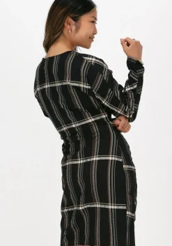 zwarte just female mini jurk cassio dress