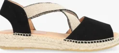 zwarte kanna espadrilles ada