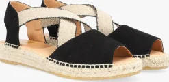 zwarte kanna espadrilles ada
