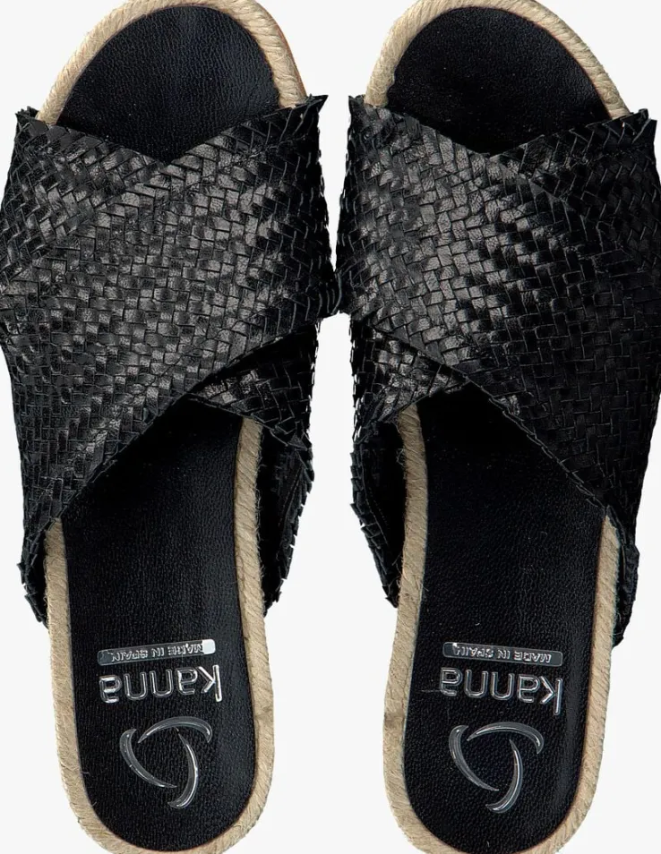 zwarte kanna slippers 20191