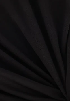 zwarte knit-ted midi jurk zwaan