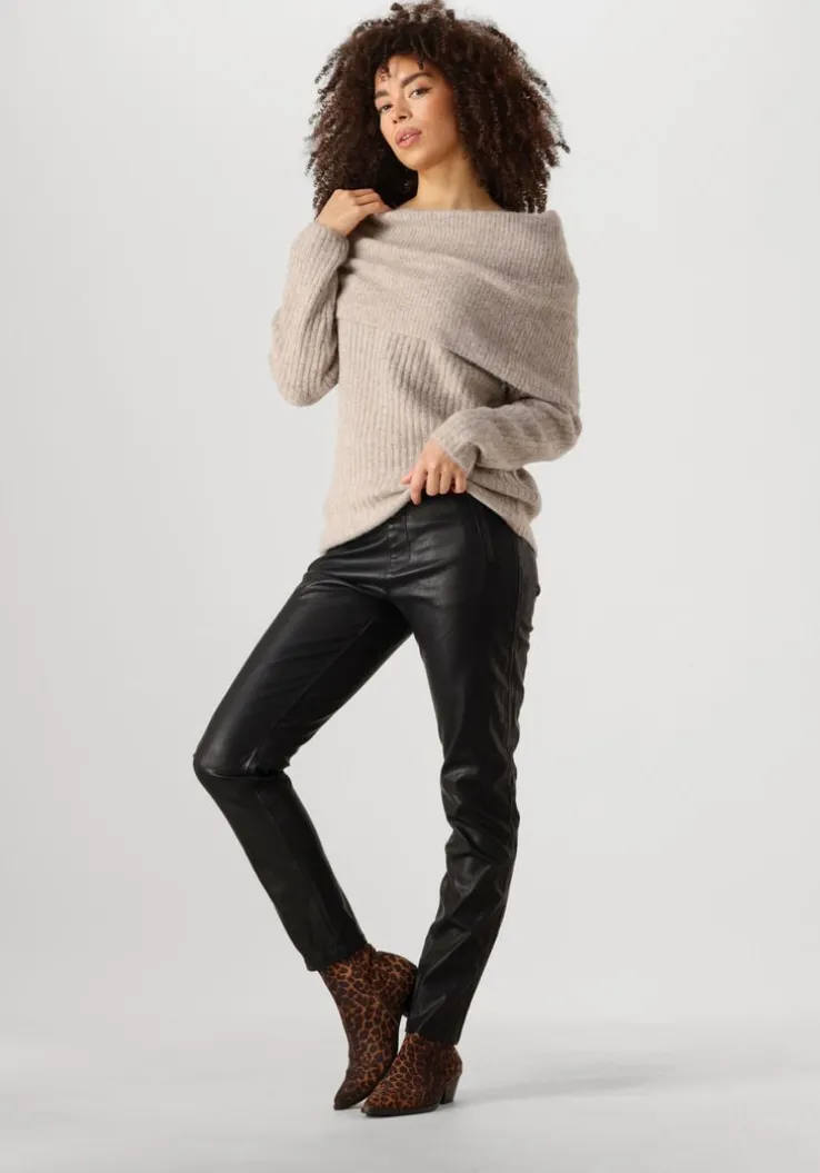 zwarte knit-ted pantalon francis pant
