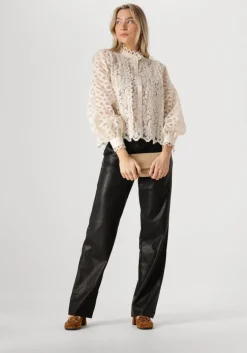 zwarte knit-ted wijde broek naomi pant