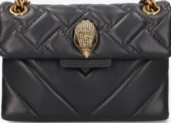 zwarte kurt geiger london schoudertas mini kensington x bag