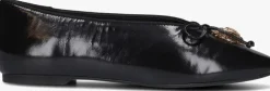zwarte kurt geiger london ballerina's sloane eagle ballerina