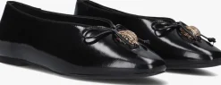 zwarte kurt geiger london ballerina's sloane eagle ballerina