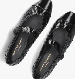 zwarte kurt geiger london ballerina's orbit