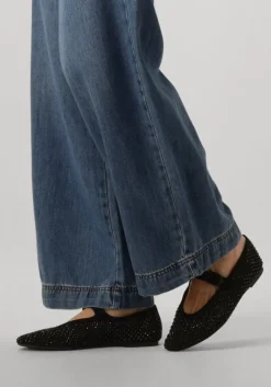 zwarte kurt geiger london ballerina's mayfair ballet flat