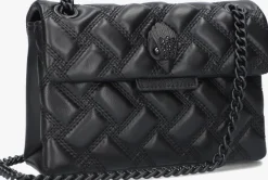 zwarte kurt geiger london schoudertas mini kensington drench